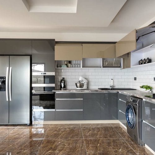 luxury tiled kitchen